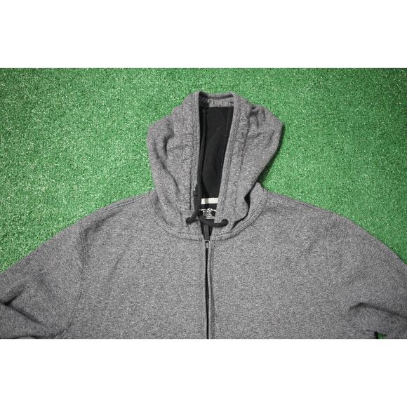 DKNY Jeans Heather Gray Full-Zip Hoodie Jacket – Size XL - Picture 2 of 6